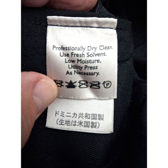 Eddie Bauer Men’s Wool Dress Pants 38 Charcoal Gray Relaxed Fit Classic - Picture 8 of 16